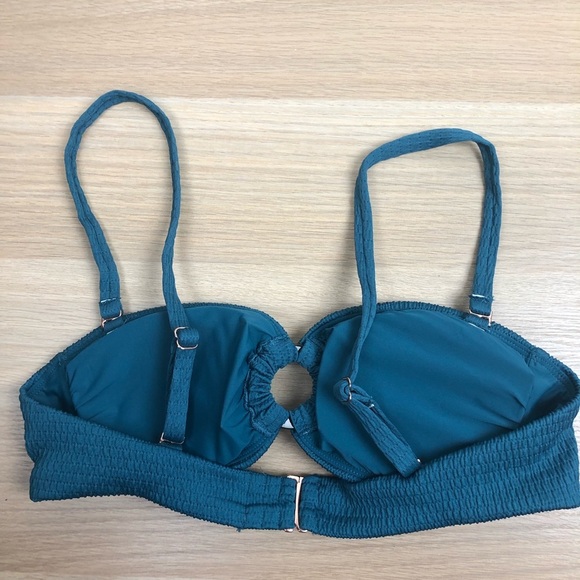 NWOT Anthropologie Classic Smocked Bikini Top XS - Picture 8 of 10